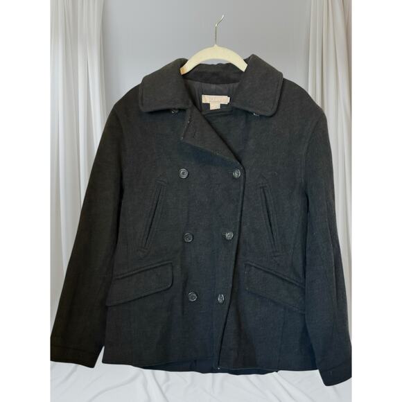 J.Crew Women’s
Charcoal Wool Peacoat Double Breasted Classic Winter Jacket - Picture 1 of 10